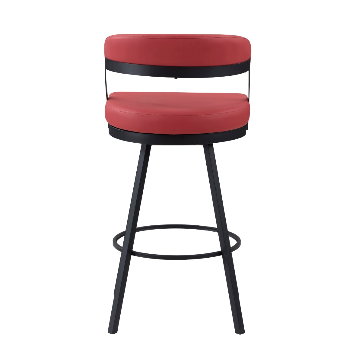 Crowley Swivel Pub Height Chair - Red