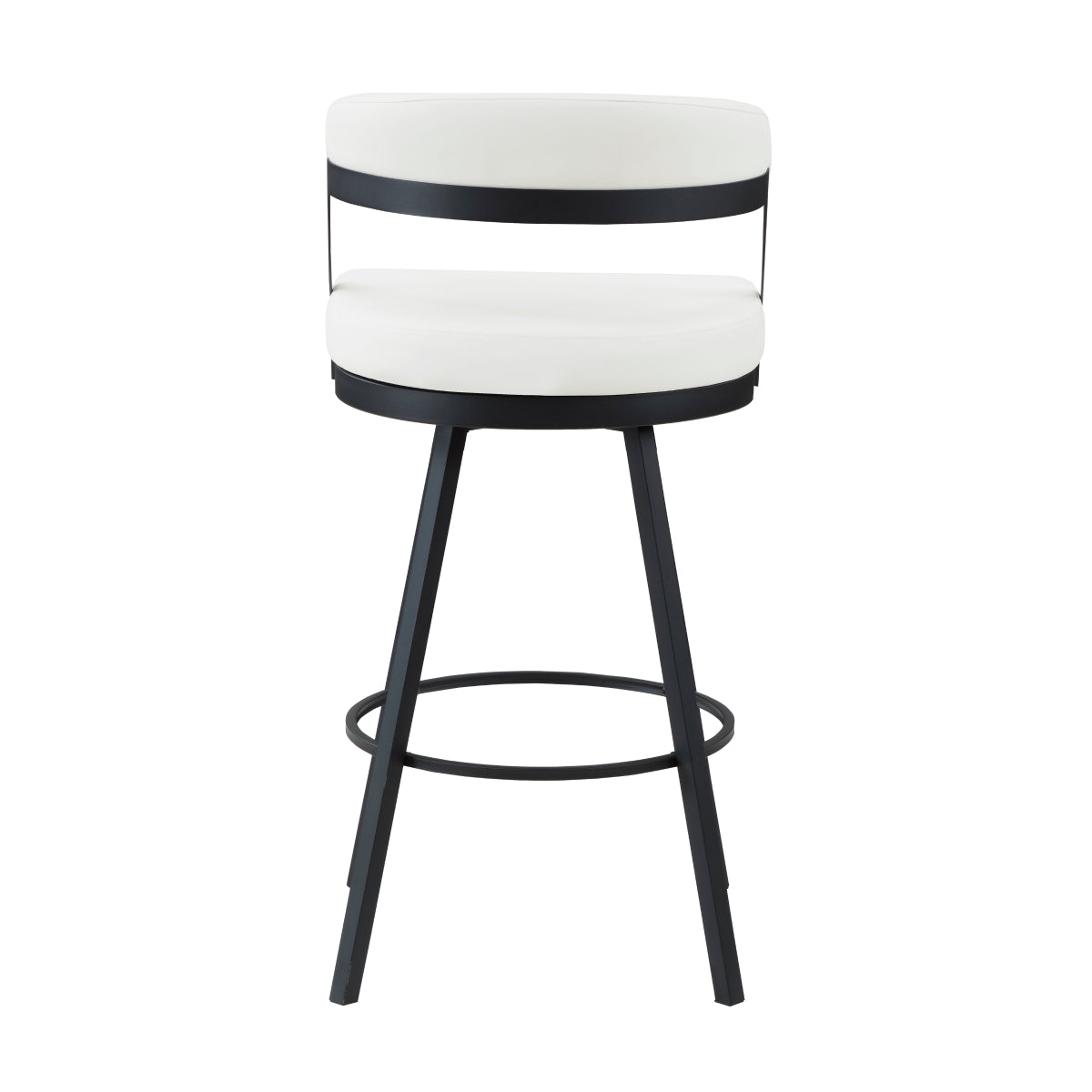 Crowley Swivel Pub Height Chair - White