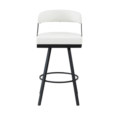 Crowley Swivel Pub Height Chair - White