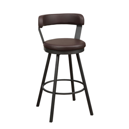 Appert Swivel Pub Height Chair - Brown