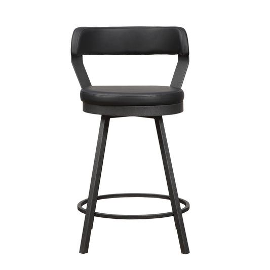 Appert Swivel Counter Height Chair - Black
