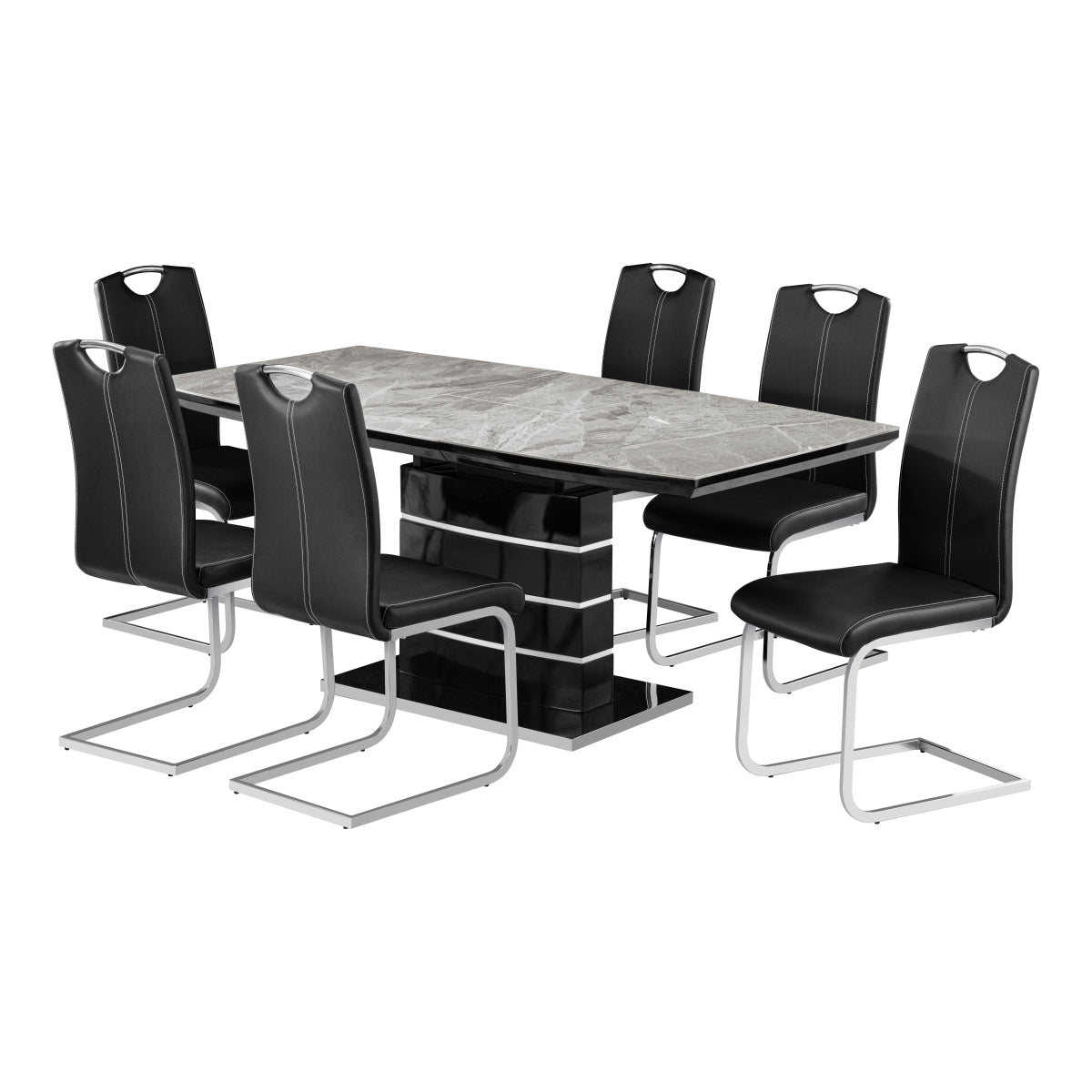 Glissand 7-Piece Dining Set