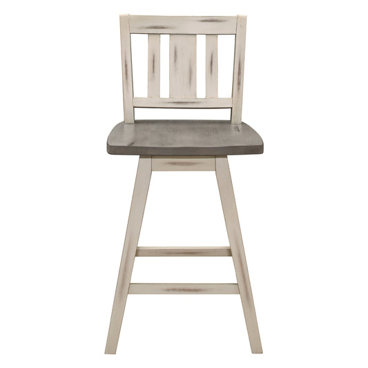 Amsonia Swivel Counter Height Chair (5602-24WTS2)