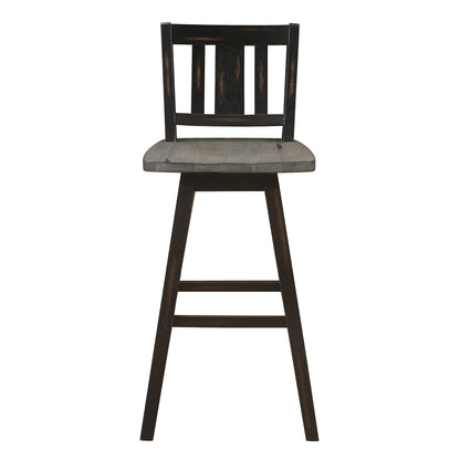 Amsonia Swivel Pub Height Chair (5602-29BKS2)