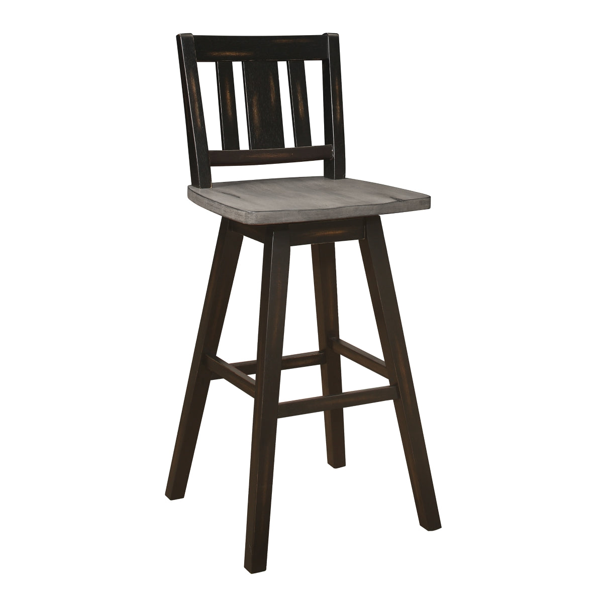 Amsonia Swivel Pub Height Chair (5602-29BKS2)