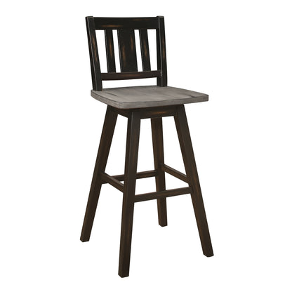 Amsonia Swivel Pub Height Chair (5602-29BKS2)