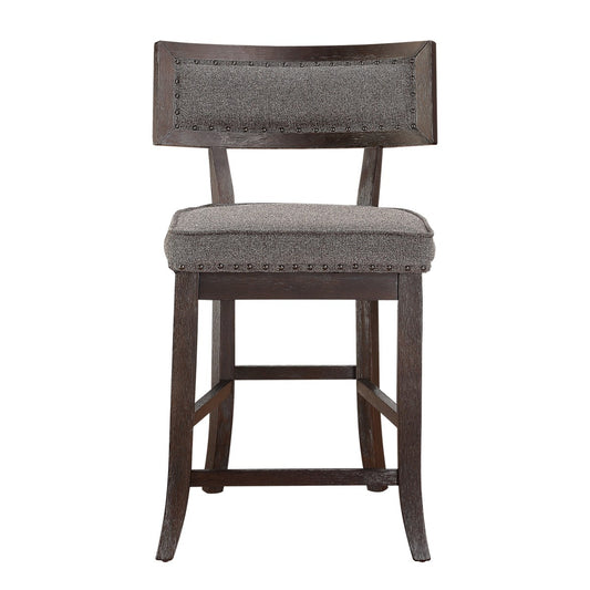 Oxton Counter Height Chair, Fabric - Baltimore Espresso