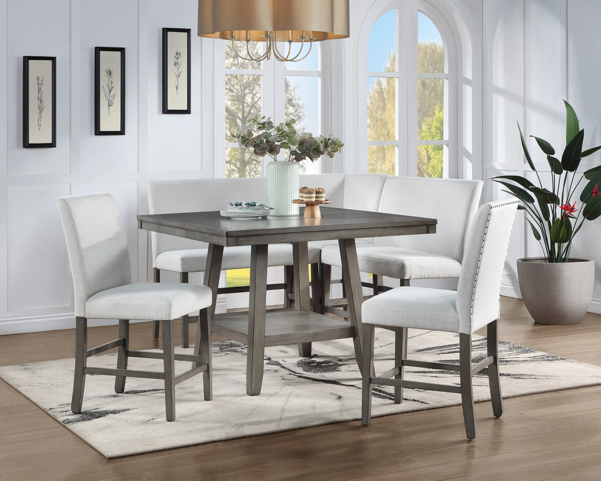 Counter Height Table W/Lazy Susan