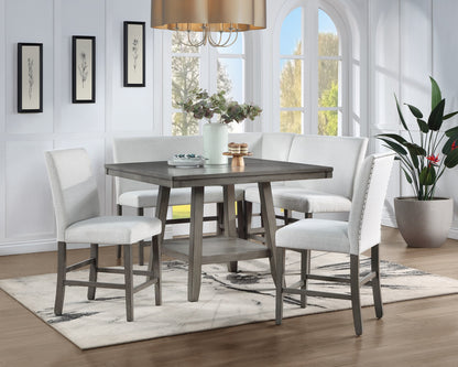 Counter Height Table W/Lazy Susan