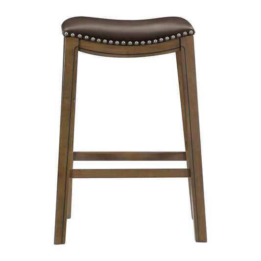 Ordway 29 Pub Height Stool, Brown