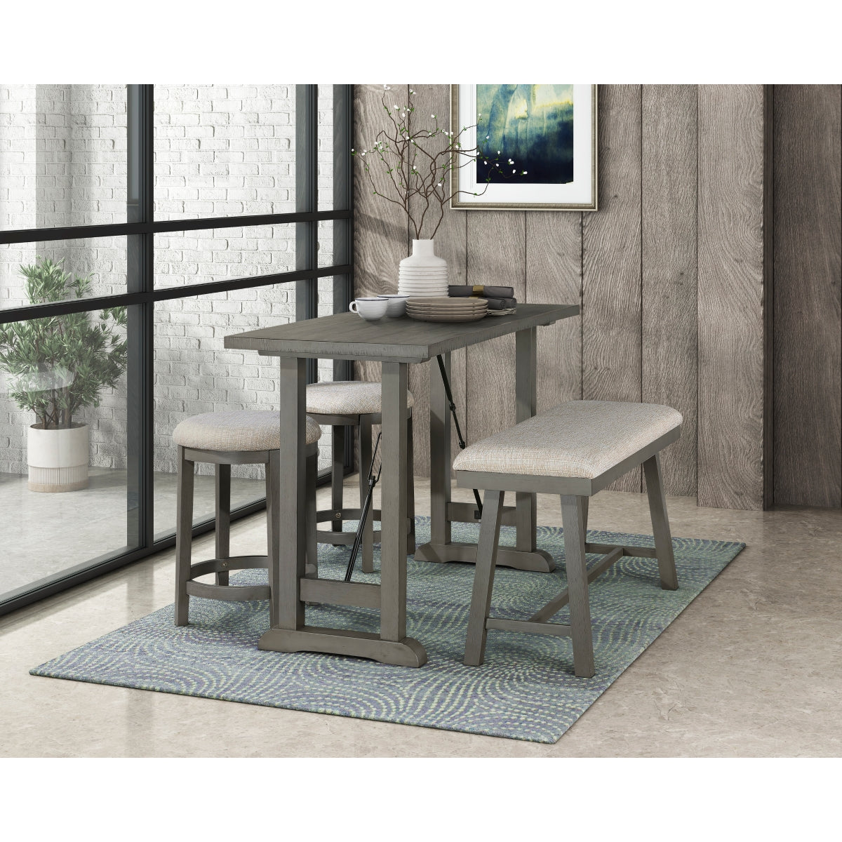 Auburndale Counter Height Stool - Gray
