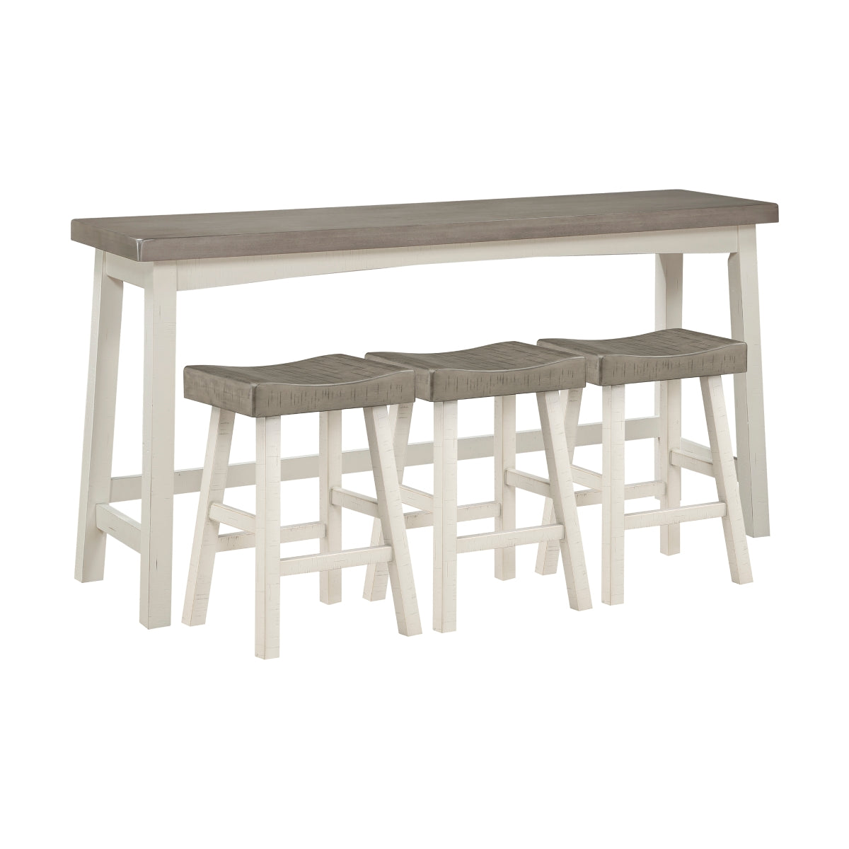 Caspian 4-Piece Pack Counter Height Set (5687WTT-364P)