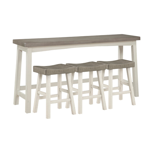 Caspian 4-Piece Pack Counter Height Set (5687WTT-364P)