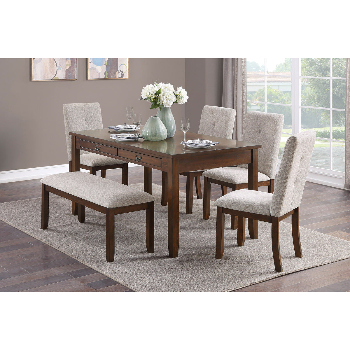 Binghampton Bench - Moonstone