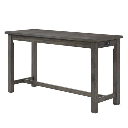 Connected 4-Piece Pack Counter Height Set - Gray (5713GY)