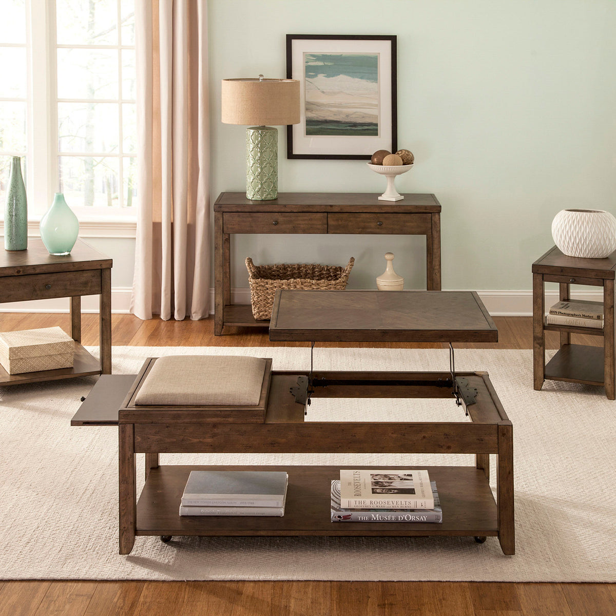 Mitchell 3 Piece Set (1-Cocktail 2-End Tables)