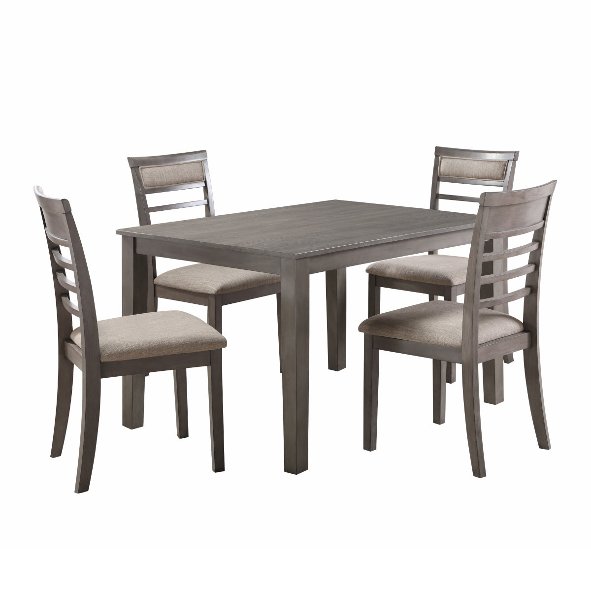 Lovell 5-Piece Pack Dinette Set - Brown