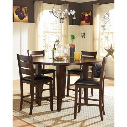 Ameillia Rd Counter Height Table, Lazy Susan