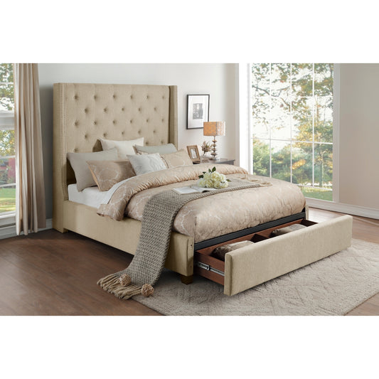 Fairborn Full Platform Bed with Storage Footboard