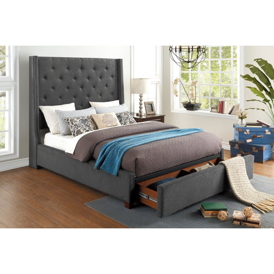 Fairborn Full Platform Bed with Storage Footboard