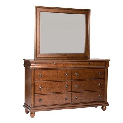 Rustic Traditions Dresser & Mirror Bedroom Set