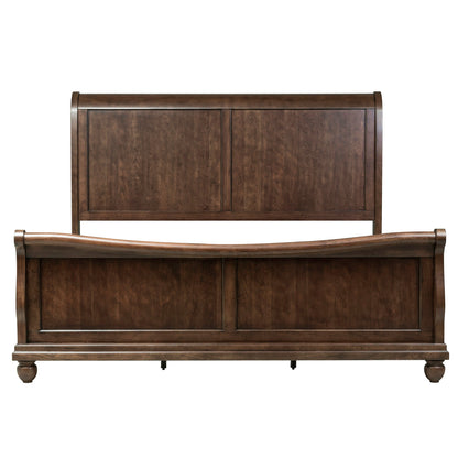 Rustic Traditions Queen Sleigh Bed, Dresser & Mirror Bedroom Set