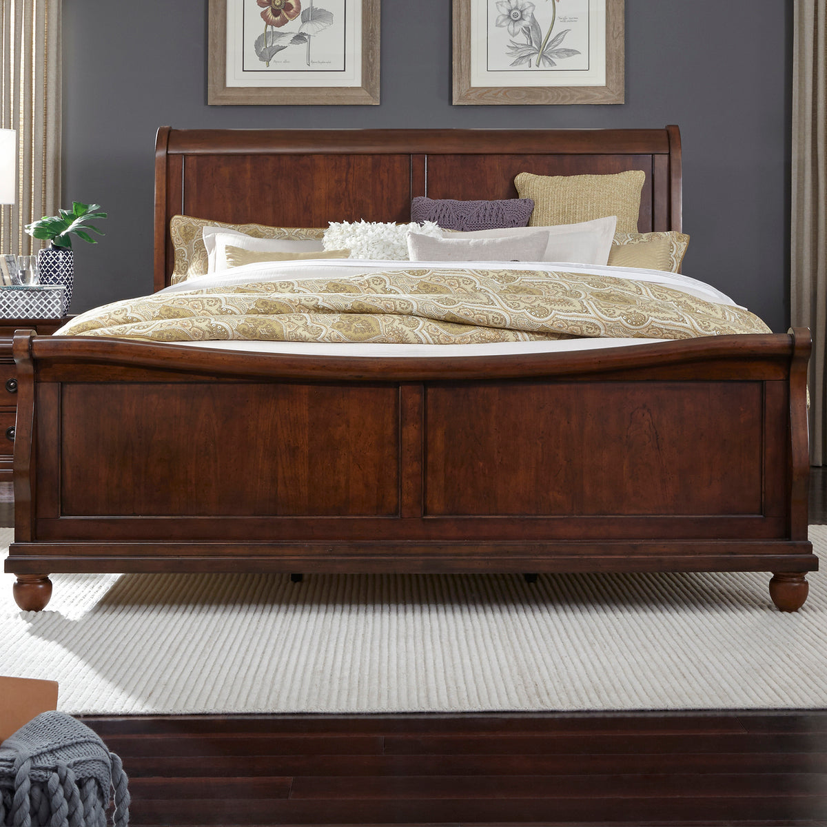 Rustic Traditions Queen Sleigh Footboard