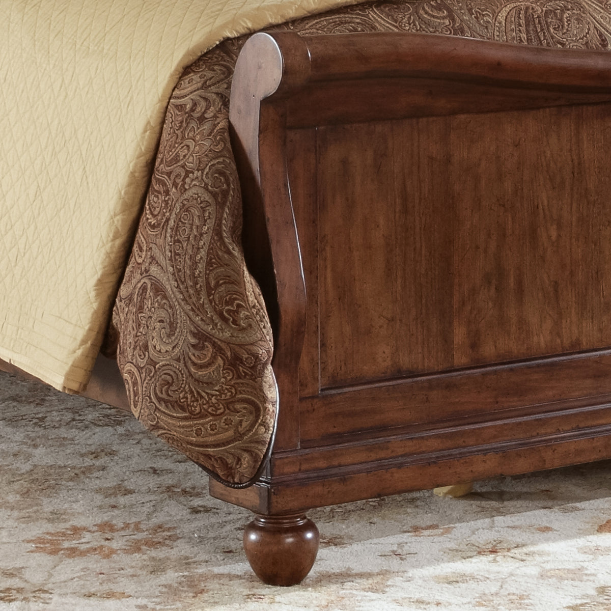 Rustic Traditions Queen Sleigh Footboard
