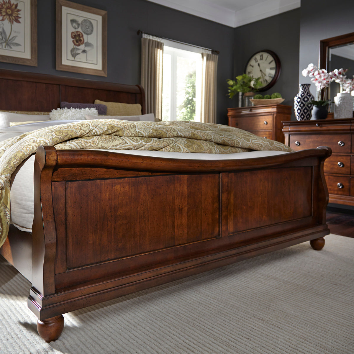Rustic Traditions Queen Sleigh Footboard