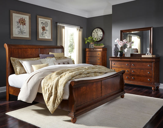 Rustic Traditions Cali King Sleigh Rails