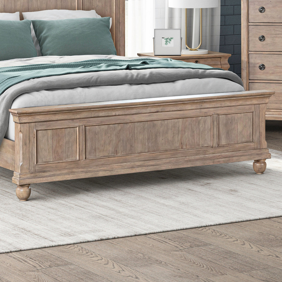 Rustic Traditions Queen Panel Footboard