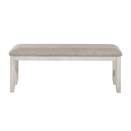 Savile Bench - Light gray