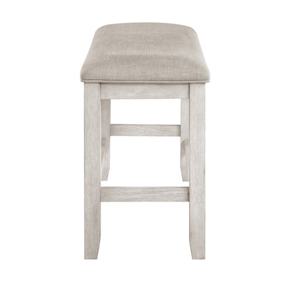 Savile Counter Height Bench - Light gray