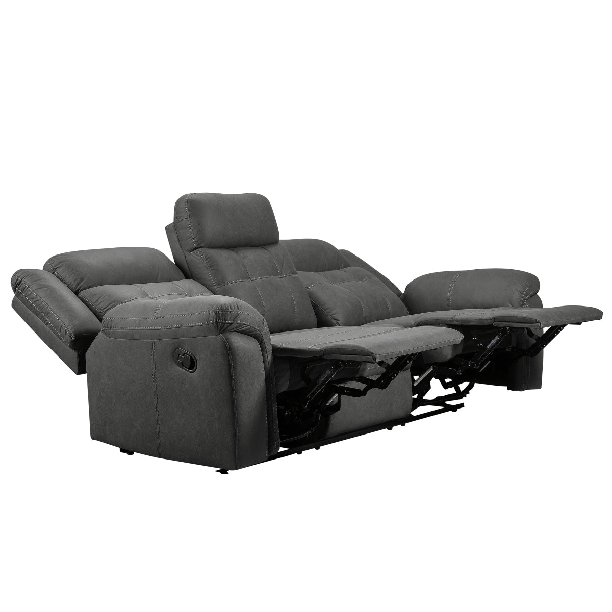Fresno Dual Reclining Sofa, Gray