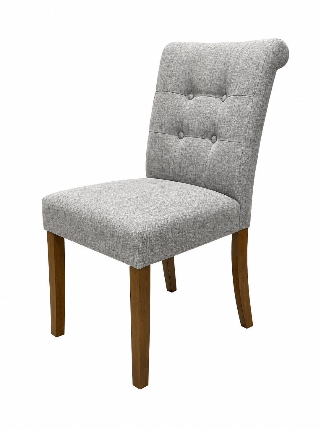 Uphl Dining Parson Chair, Grey Fabric