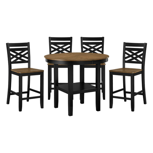 Tyler 5-Piece Pack Counter Height Set