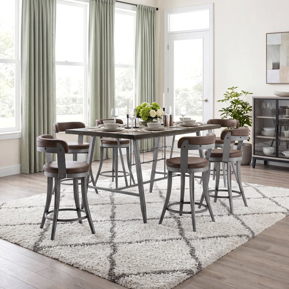 Foundry Swivel Counter Height Chair