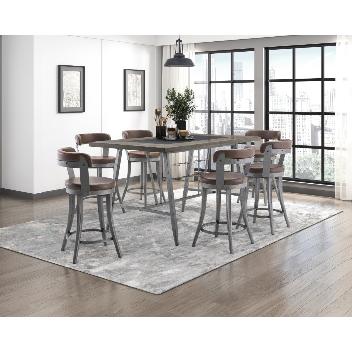 Foundry Swivel Counter Height Chair