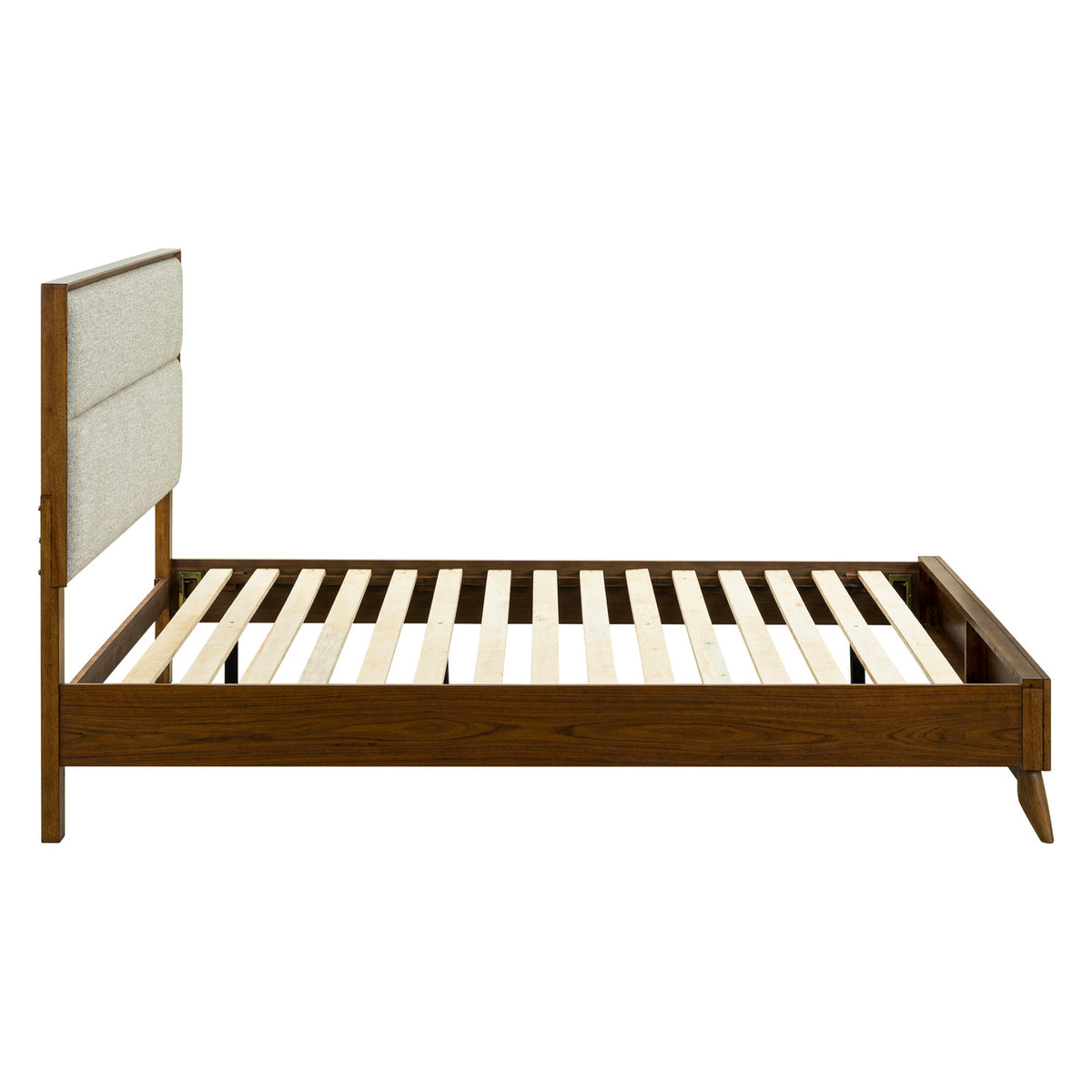 Century Modern Queen Uph Platform Bed
