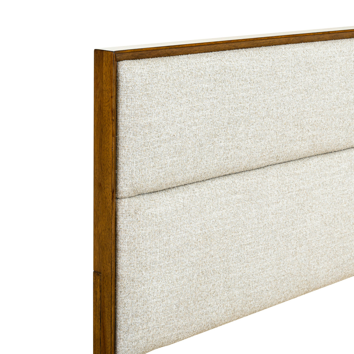 Century Modern Queen Uph Platform Bed