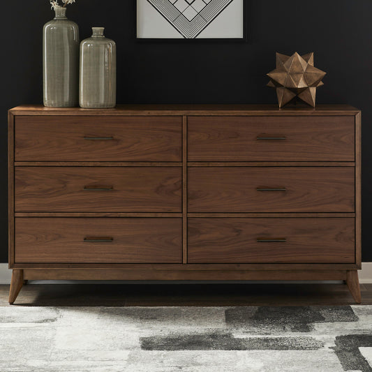 Century Modern 6 Drawer Dresser