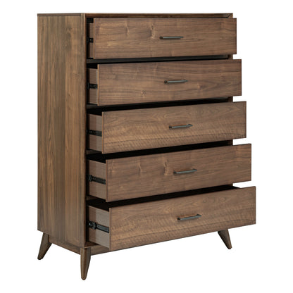 Century Modern 5 Drawer Chest