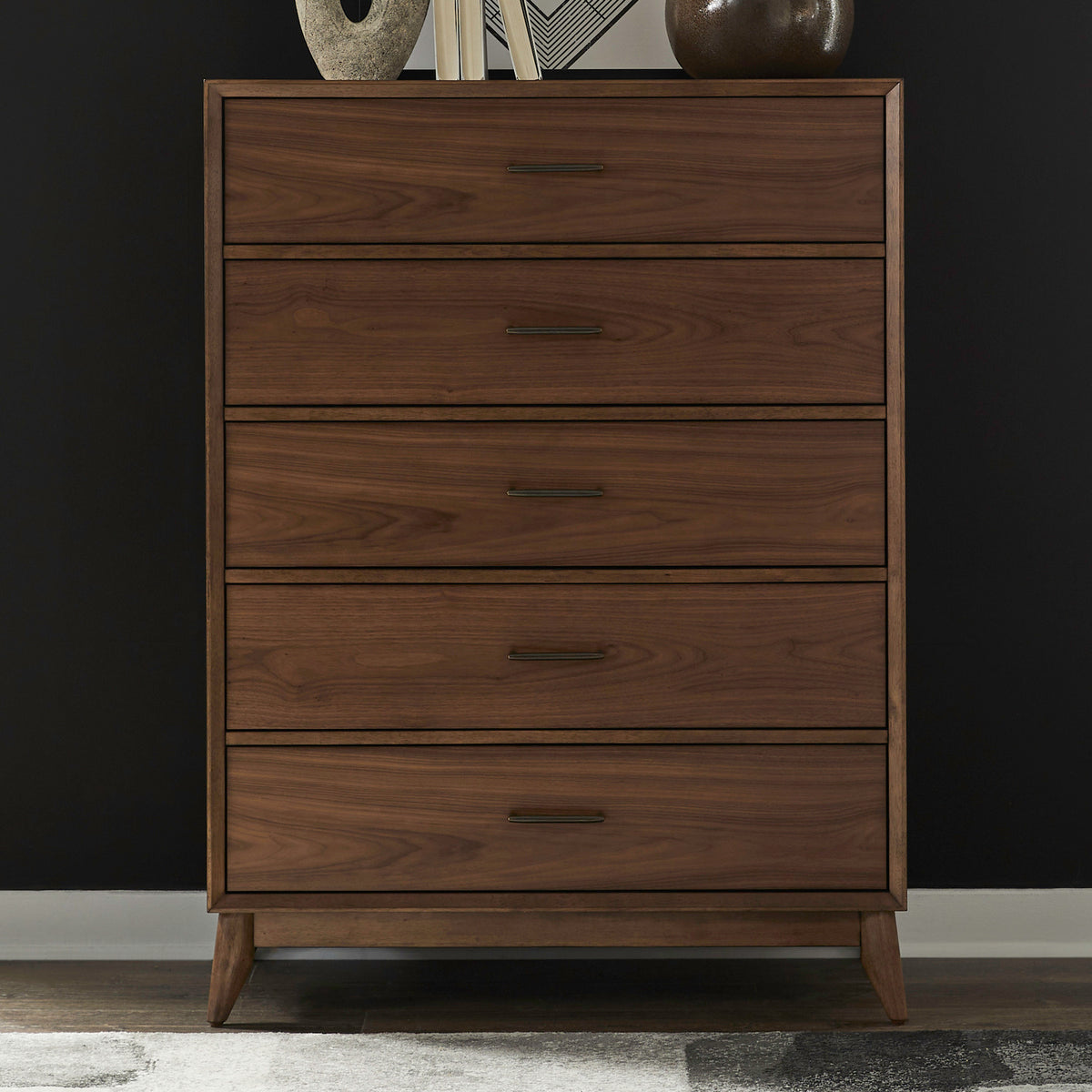 Century Modern 5 Drawer Chest