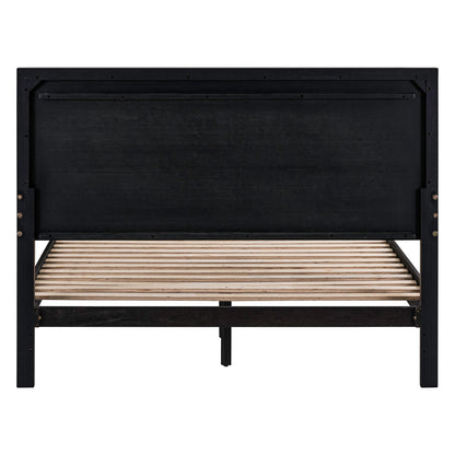 Century Modern Queen Platform Bed