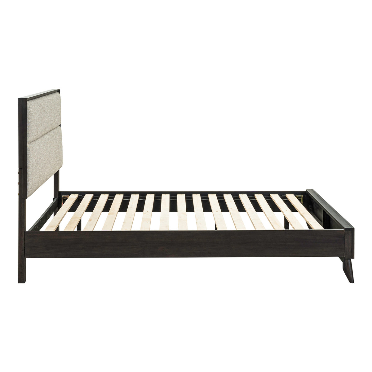 Century Modern Queen Uph Platform Bed