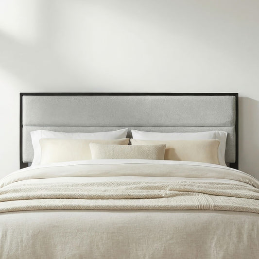Century Modern Queen Uph Panel Headboard