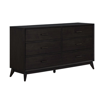 Century Modern 6 Drawer Dresser