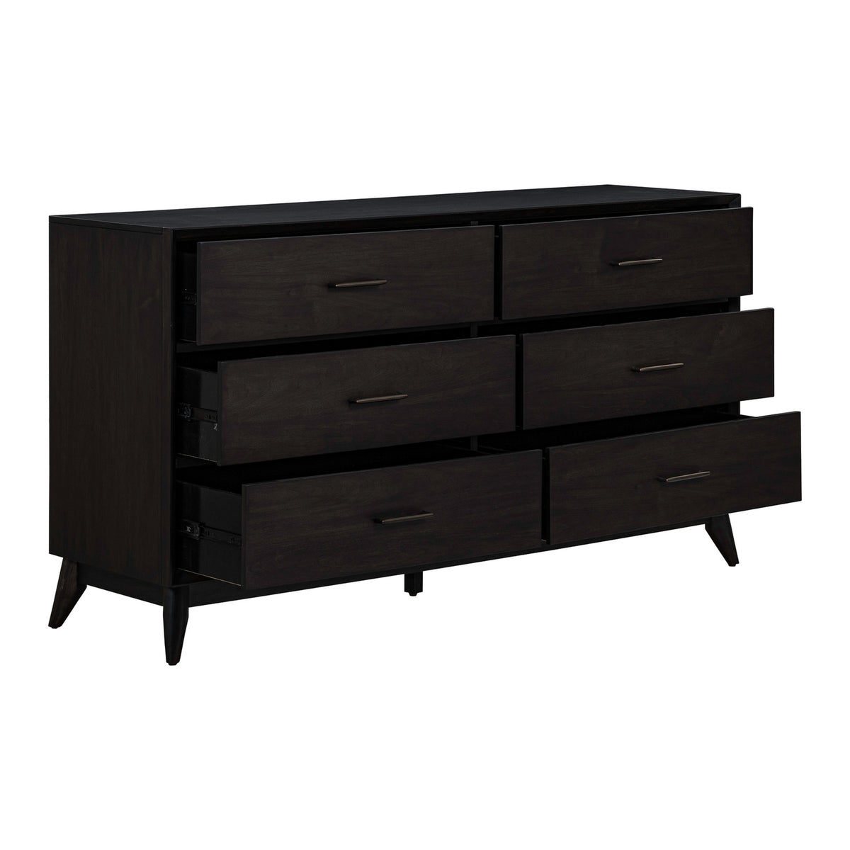 Century Modern 6 Drawer Dresser