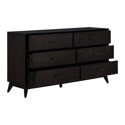 Century Modern 6 Drawer Dresser