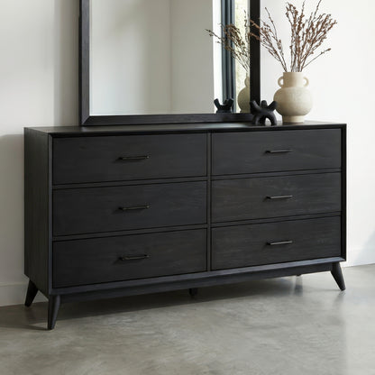 Century Modern 6 Drawer Dresser